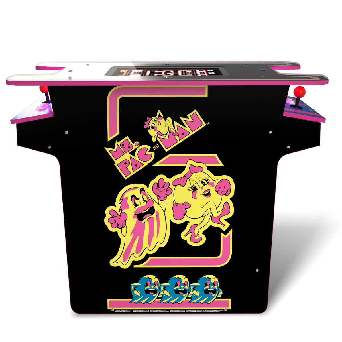 Black Head-to-Head Arcade Table with 12 Games J54491