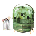 White Makeup Organizer with Lid and Drawers P70060