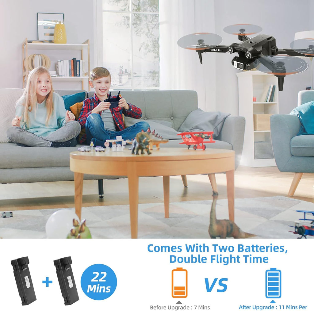 1080P HD FPV Mini Drone with Carrying Case, 2 Batteries L794