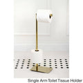 Polished Brass Freestanding Toilet Tissue Holder G14144