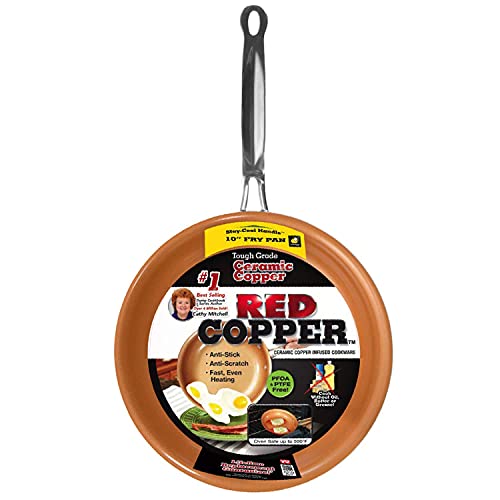 10 inch Ceramic Copper Non-Stick Fry Pan O114