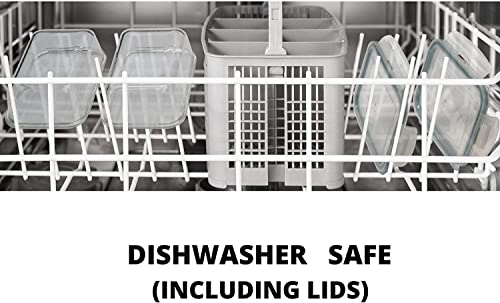 Large Glass Food Storage Containers with Lids, BPA Free Z483