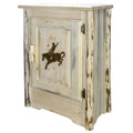 Accent Cabinet with Laser Engraved Design, Right Hinged C8860
