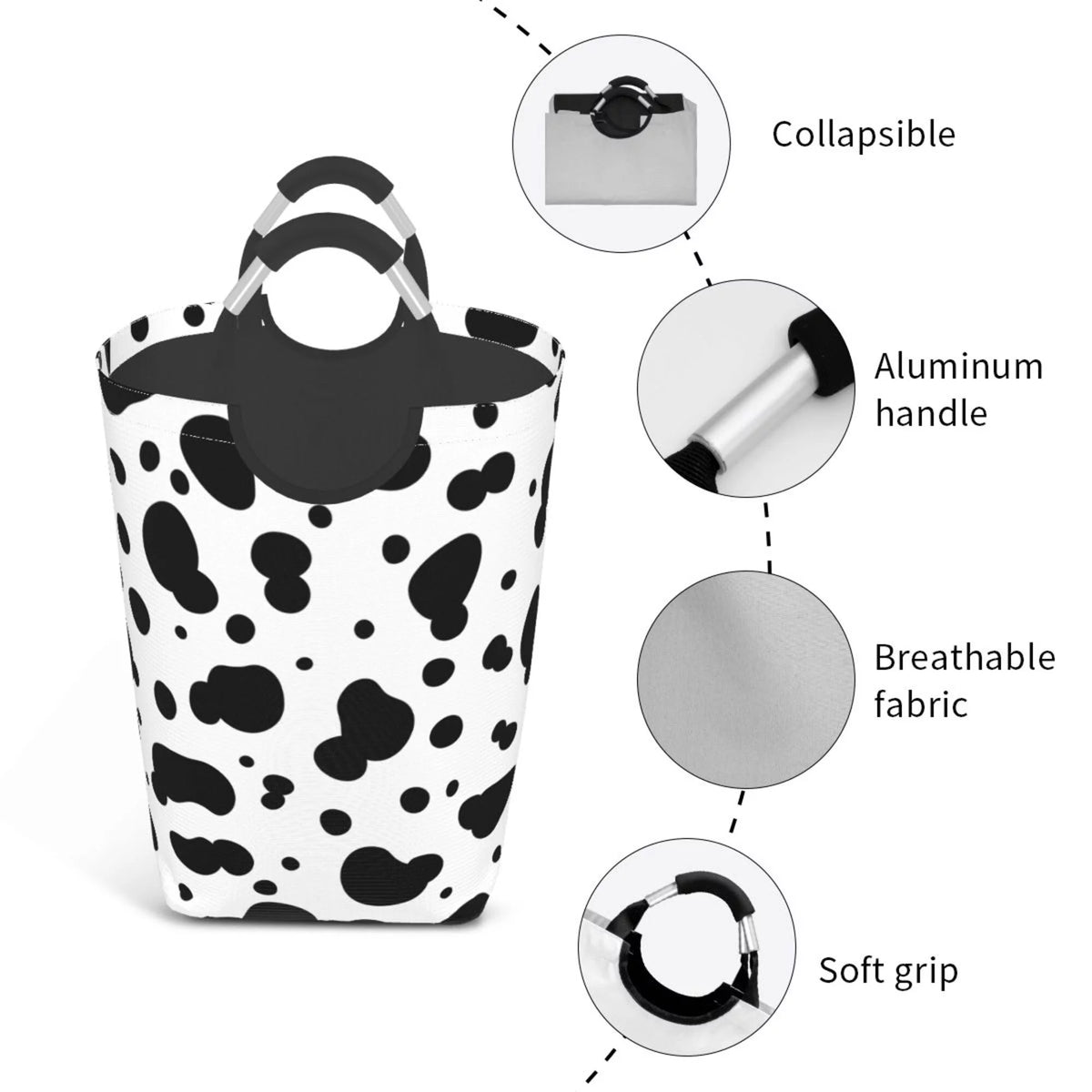 50L Rectangular Waterproof Foldable Laundry Hamper Q597396