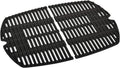Cast Iron Cooking Grid Grates for Weber Q Series Gas Grill, Pack of 2 K6927