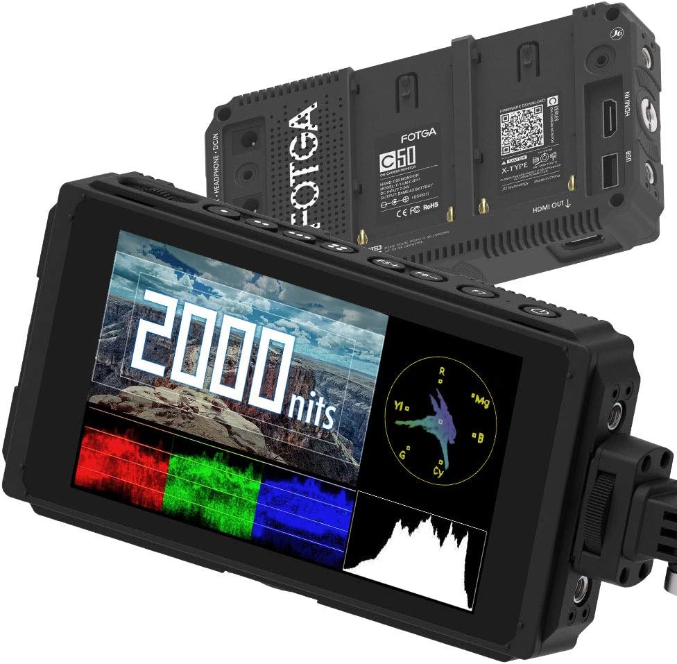 5inch Ultra Bright 2500nit Touch Screen DSLR Field Monitor O4020