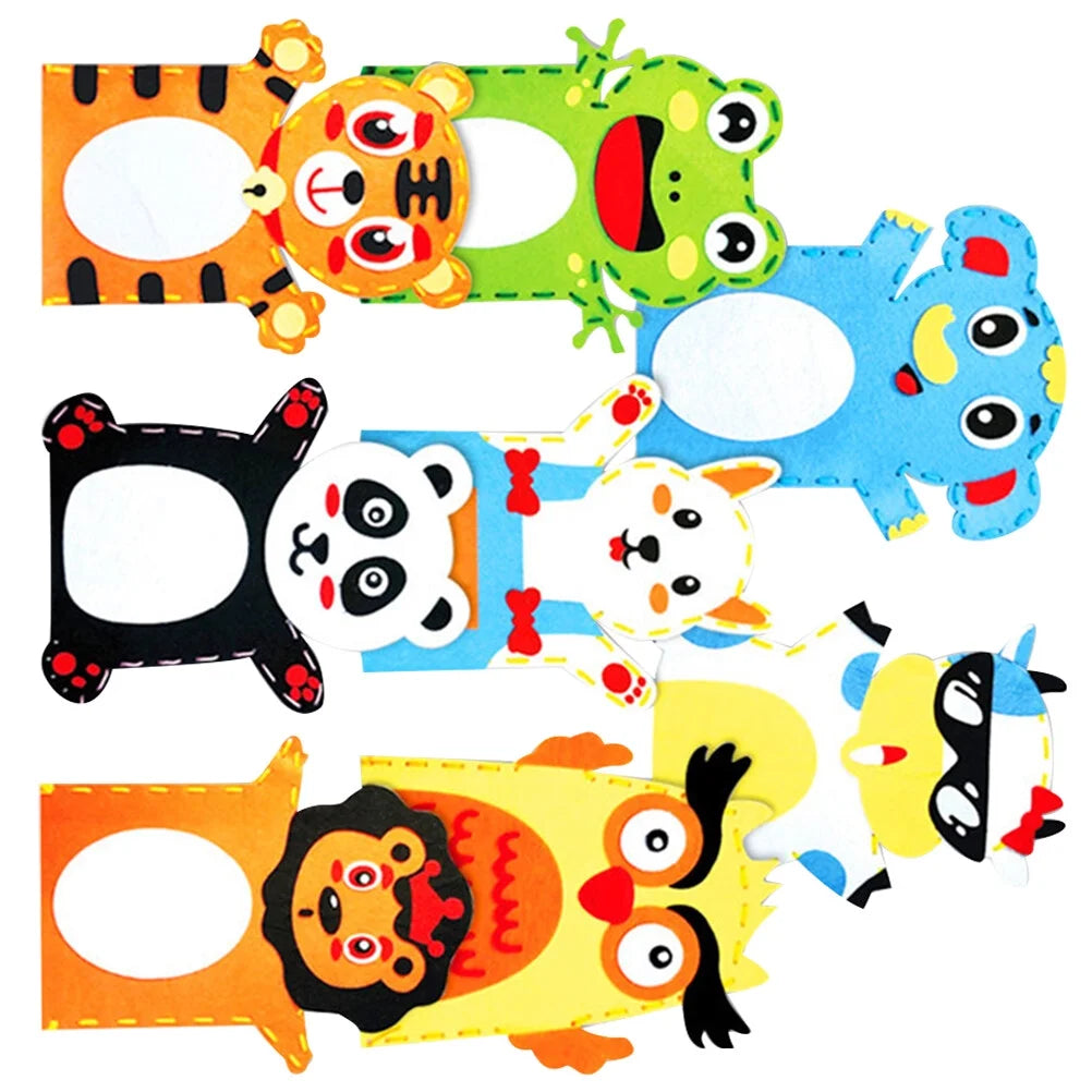 8PCS Creative DIY Doll Making Kit Fabric Weaving Educational Toys T12534