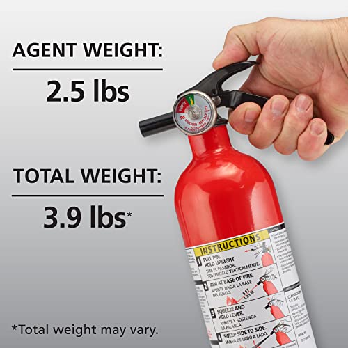 Red 2 Pack Dry Chemical Fire Extinguisher Y9721