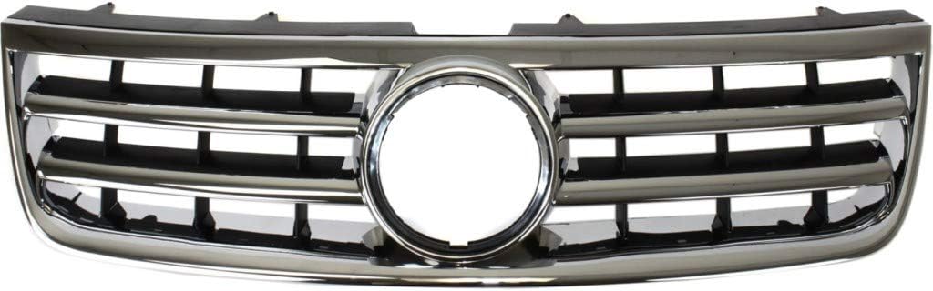 Chrome Shell Textured Black Insert Grille Assembly P224845