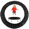 Round Trampoline Spring Cover Black 600D Oxford Cloth Waterproof Cover B974117