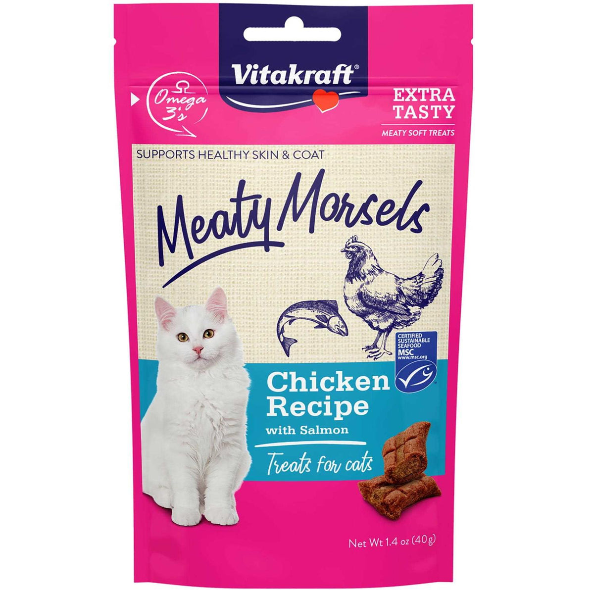 Chicken Salmon Cat Treat X2506