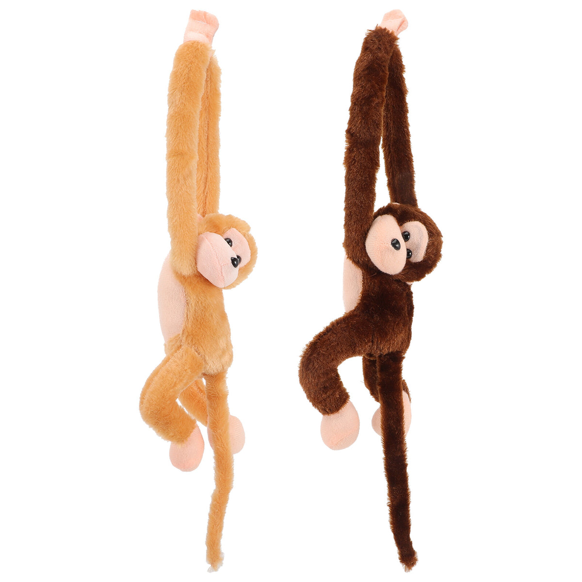2Pcs Hanging Plush Monkey Doll Stuffed Animal Toy R361392