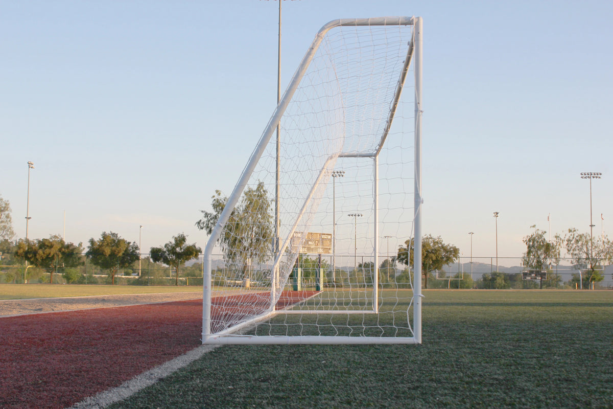 24x8 Regulation Soccer Goal with 3.5mm Nets Galvanized Steel W6414