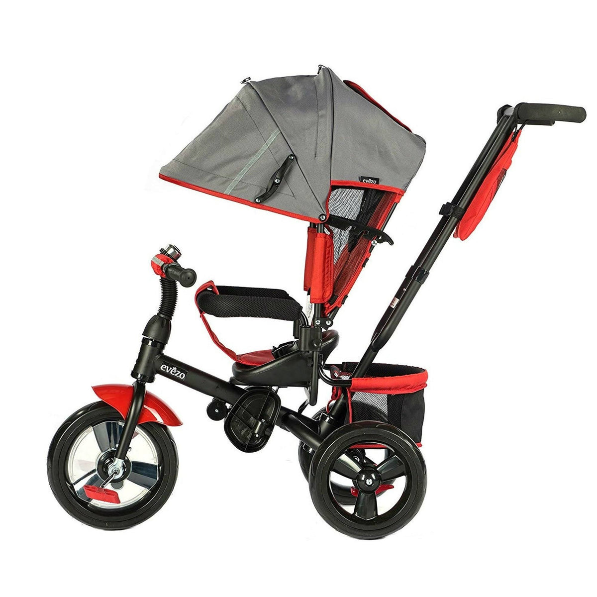 4-in-1 Stroller Trike with Full Canopy (Purple) E59048