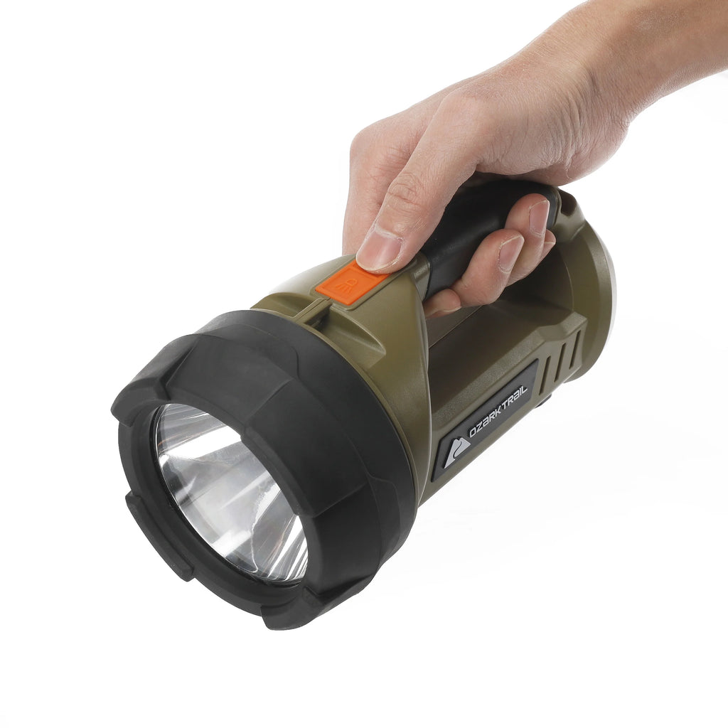 2000 Lumen Dual Source LED Rechargeable Spotlight with 5000 mAh Power Bank H18148