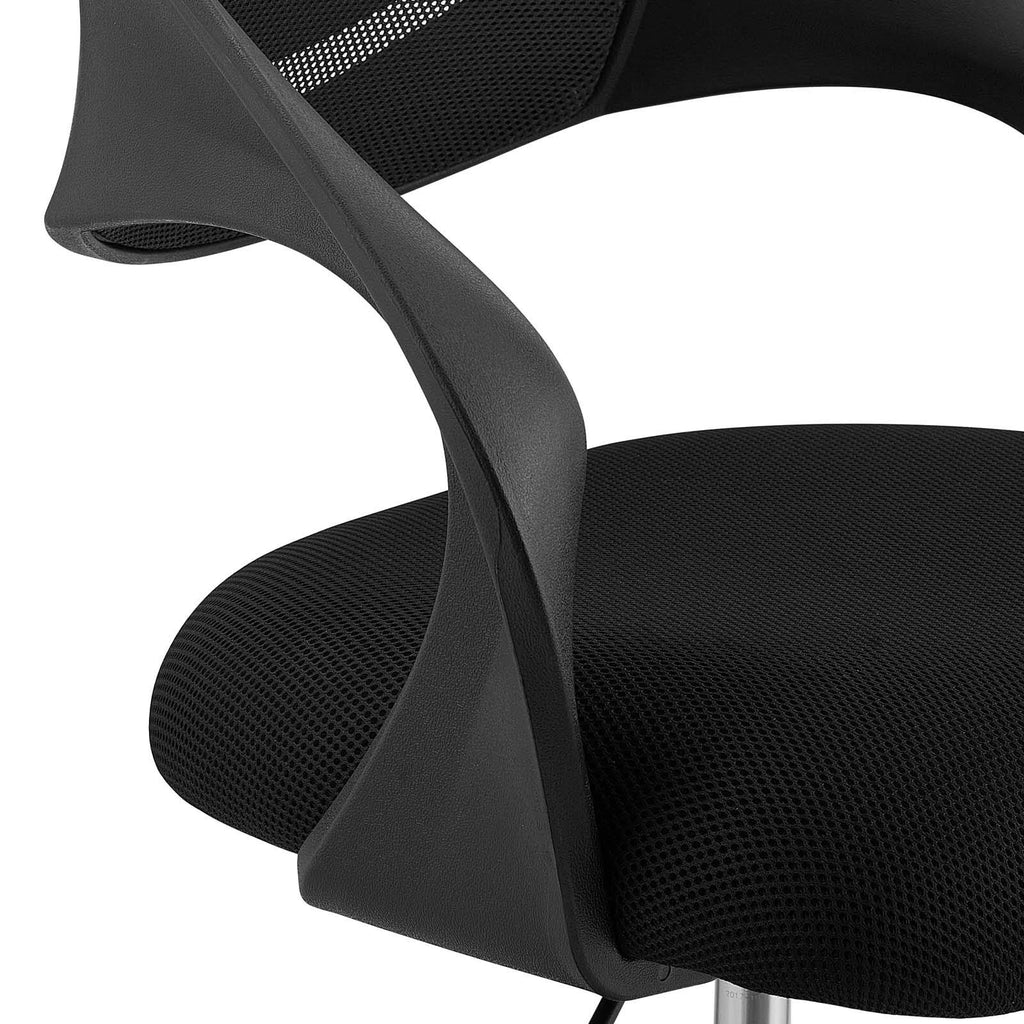Red Mesh Drafting Chair J249656