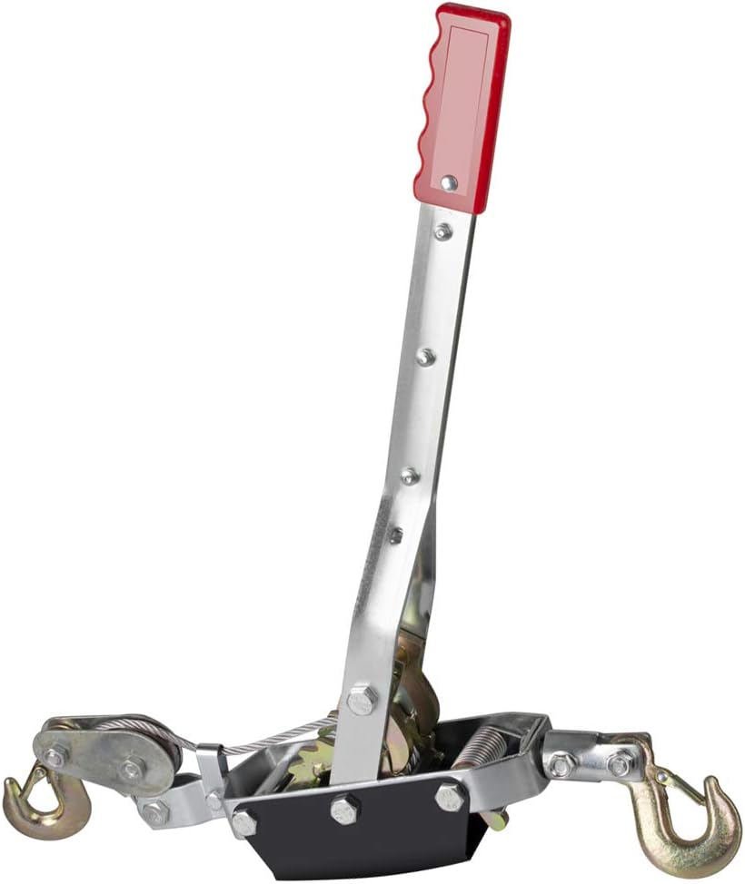 4-Ton Dual Gear Come Along Power Puller Hand Puller Tool Pack of 2 Q751519