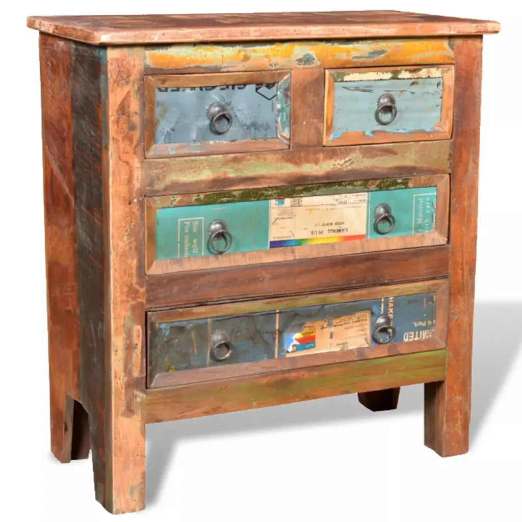 Reclaimed Wood Buffet Sideboard with 4 Drawers R872