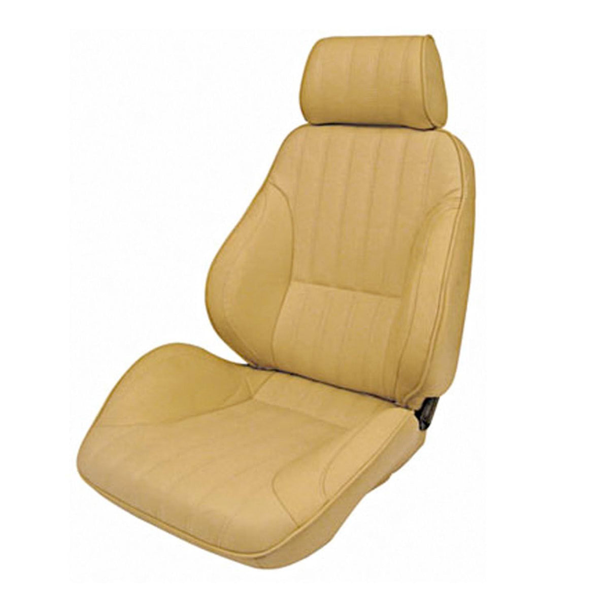 Beige Vinyl Rally Recliner Seat E462973