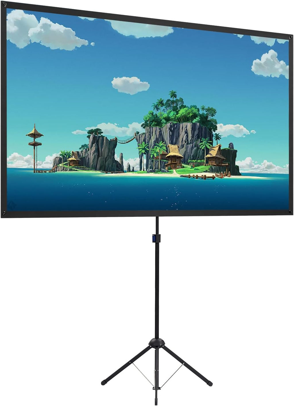 80 Inch 16:9 Portable Projector Screen with Stand M333644