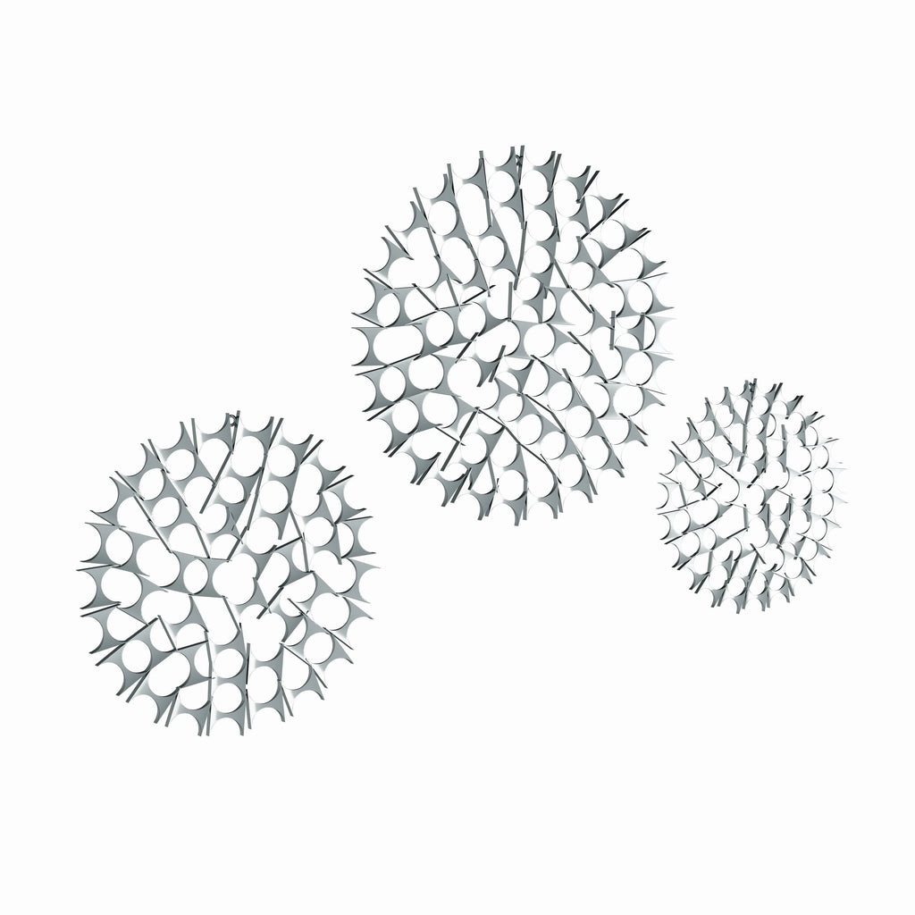 Metal Wall Decor (Set of 3) Silver V73017