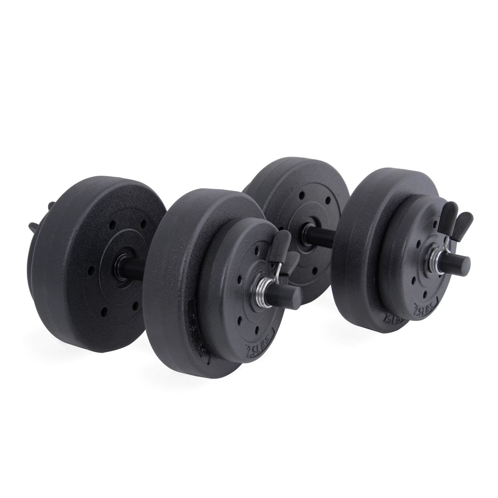 40lb Adjustable Vinyl Dumbbell Set L1652