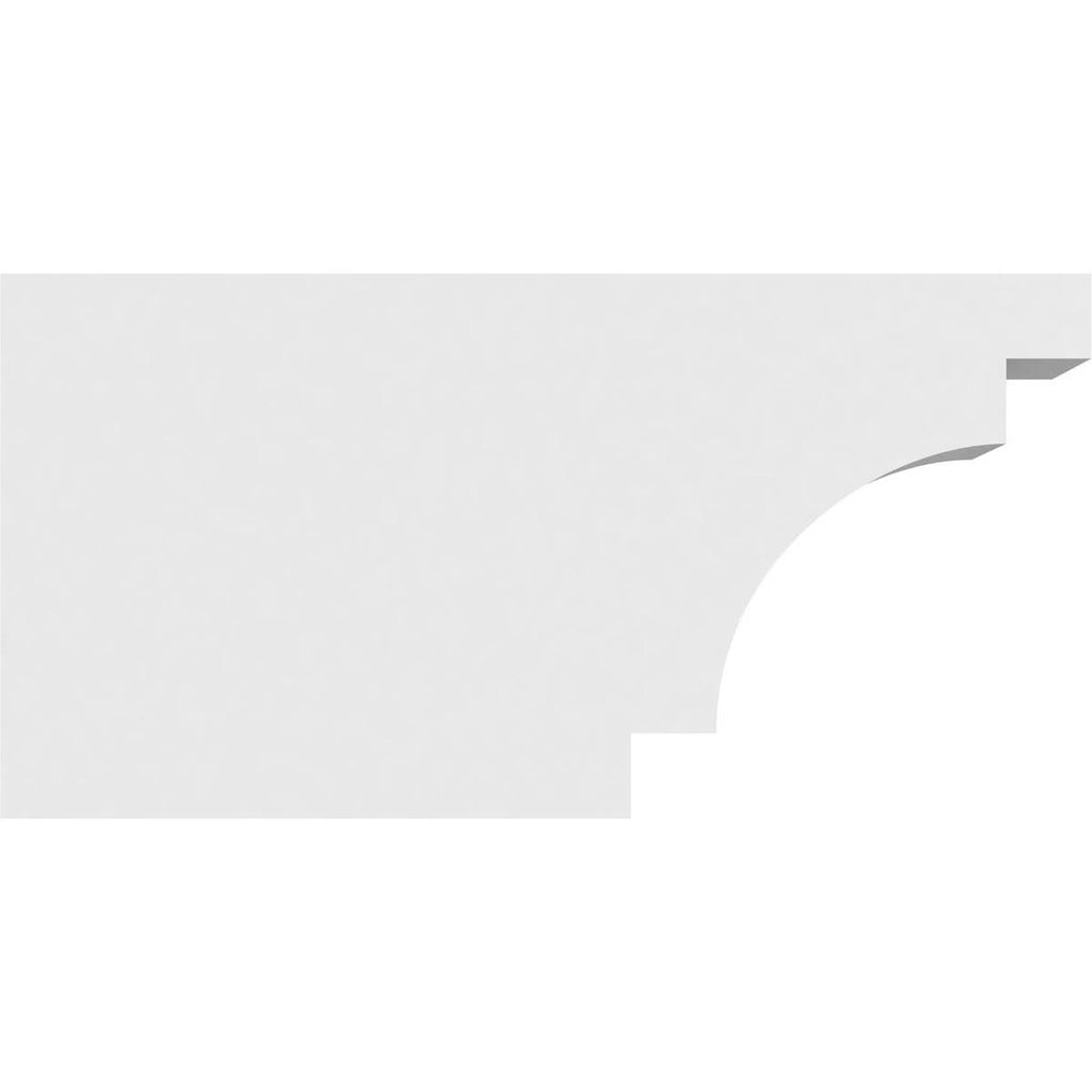 10 x 5 x 42 in. PVC Rafter Tail D253