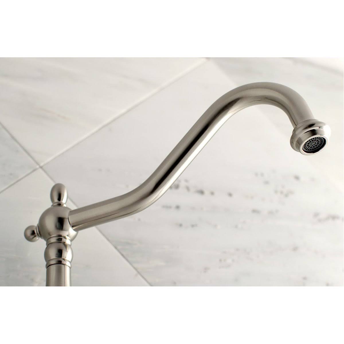 Polished Nickel Wall Mount Tub Filler Y337