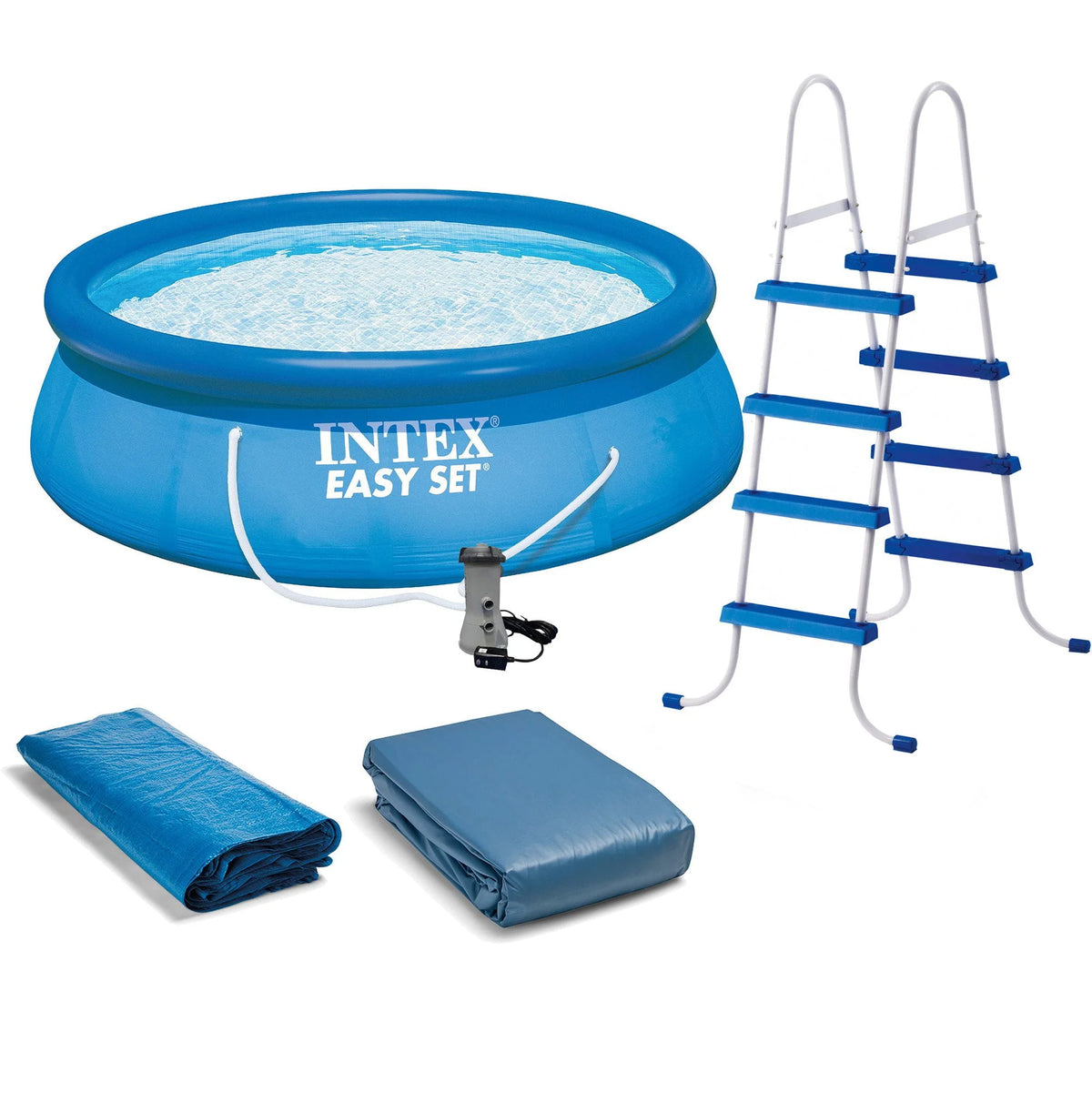 15 x 48 Inflatable Pool with Ladder and Pump I260