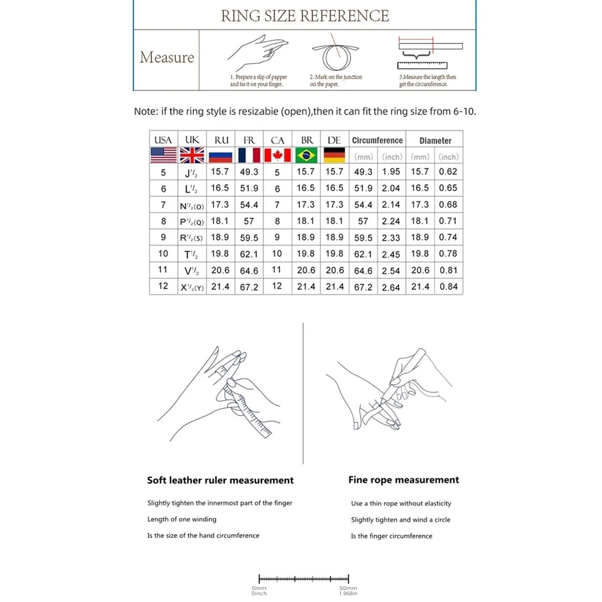 5ct Round Cut Moissanite Sterling Silver Engagement Rings with Certificate A850