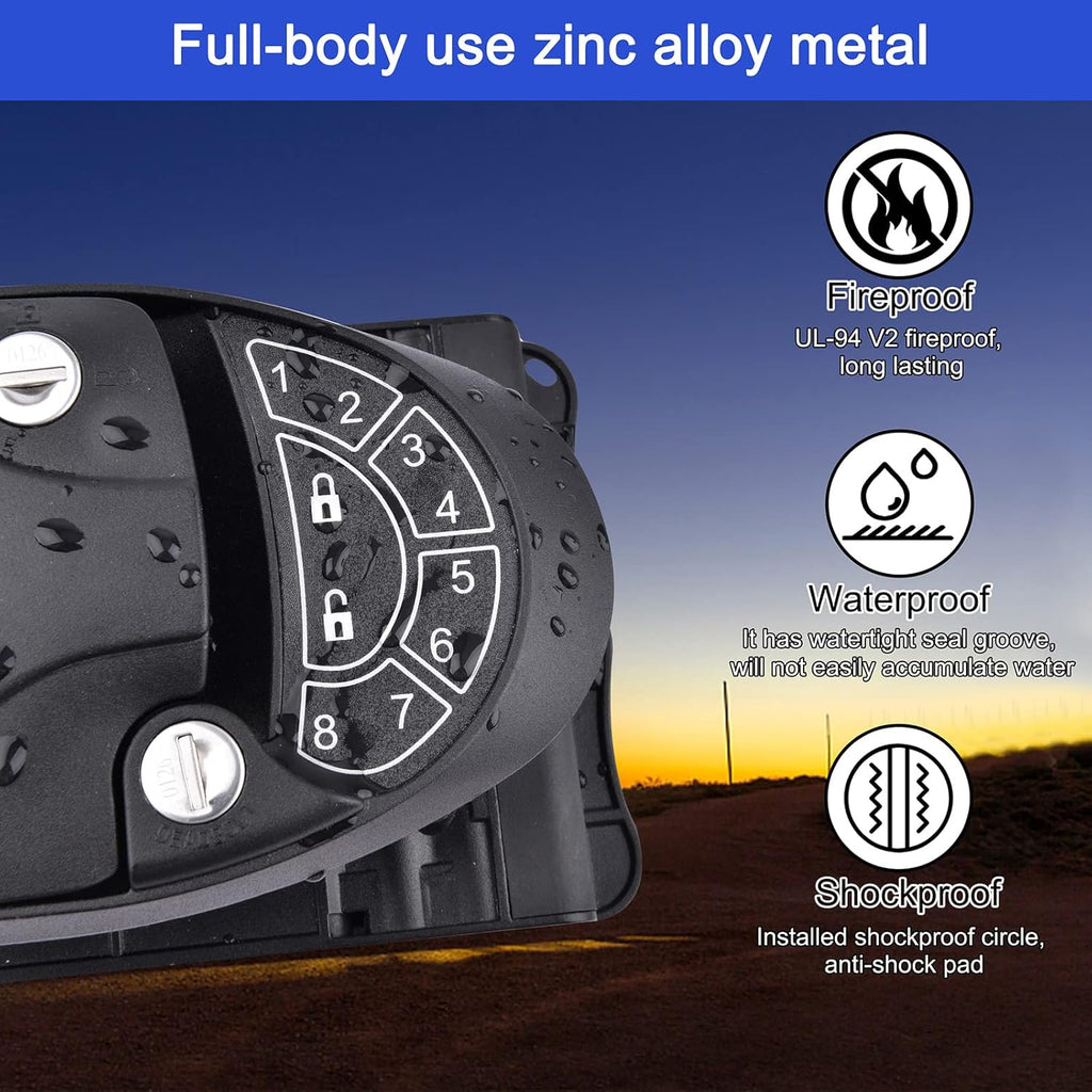 RV Keyless Entry Door Lock with Backlit Keypad and 2 Key Fobs, Pack of 2 Z4577