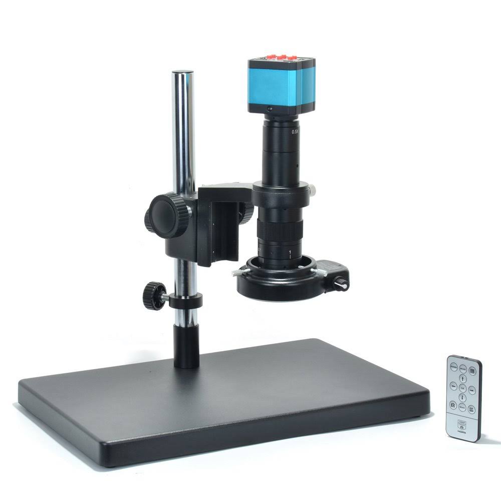 14MP HDMI USB Digital Microscope Camera Set with C-Mount Lens 144 LED Light D7414