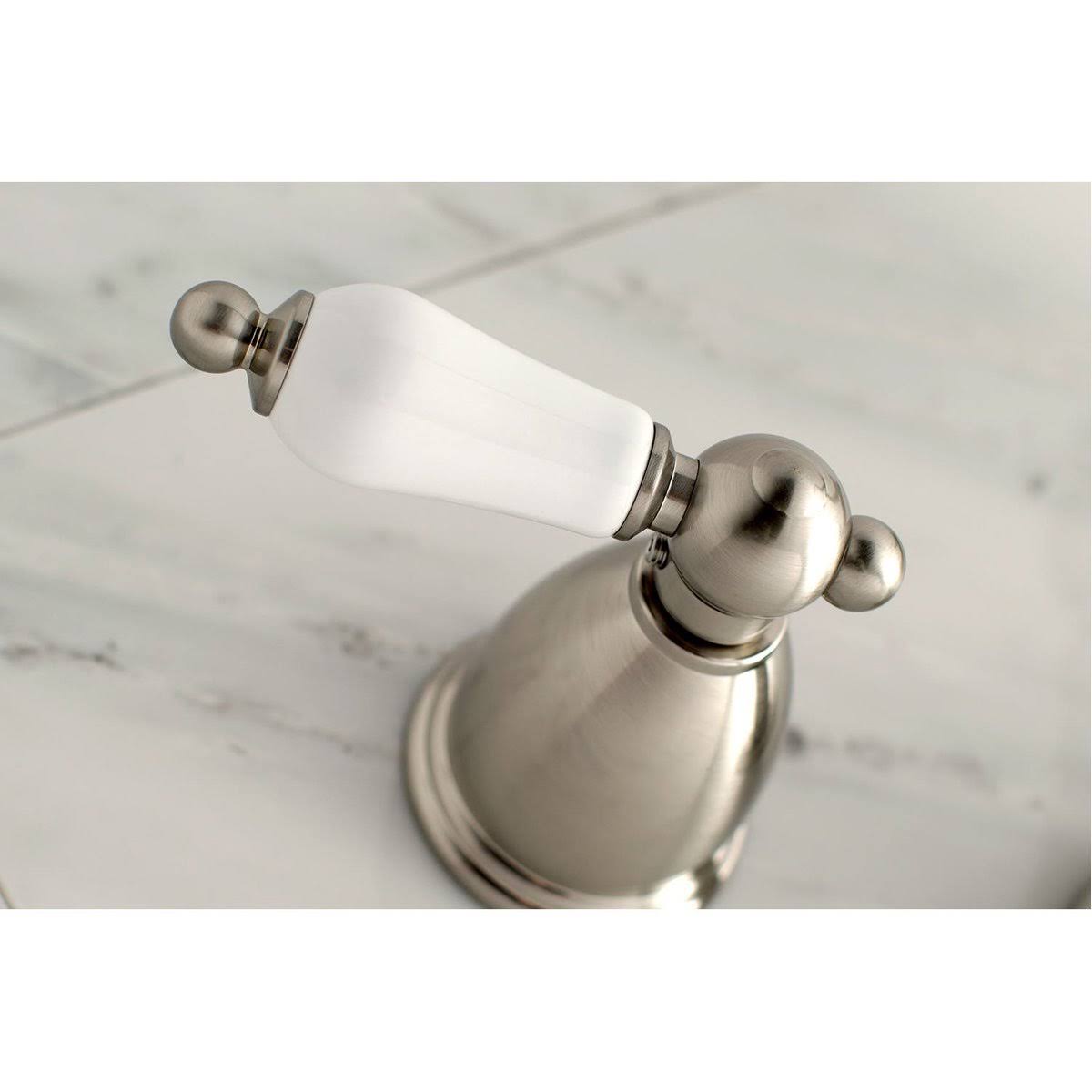 Polished Nickel Wall Mount Tub Filler Y337
