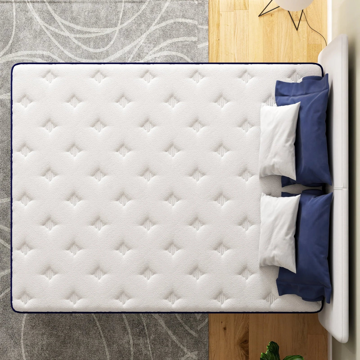 Queen 10 Inch Hybrid Memory Foam Mattress R735