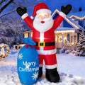 Inflatable Santa Claus Christmas Yard Decor with LEDs L824
