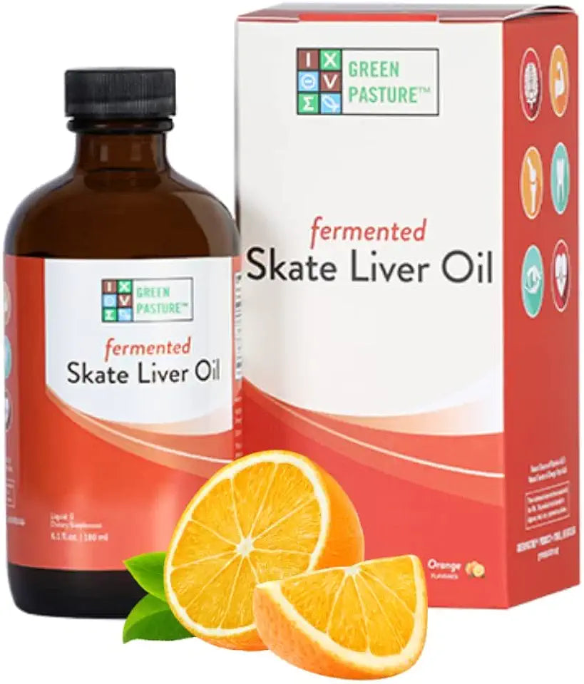 Fermented Skate Liver Oil Orange 6.0 FL Oz R6386