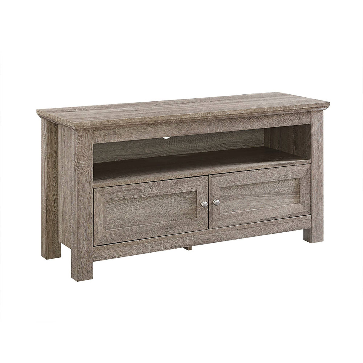 Driftwood Wood TV Media Stand Storage Console U393