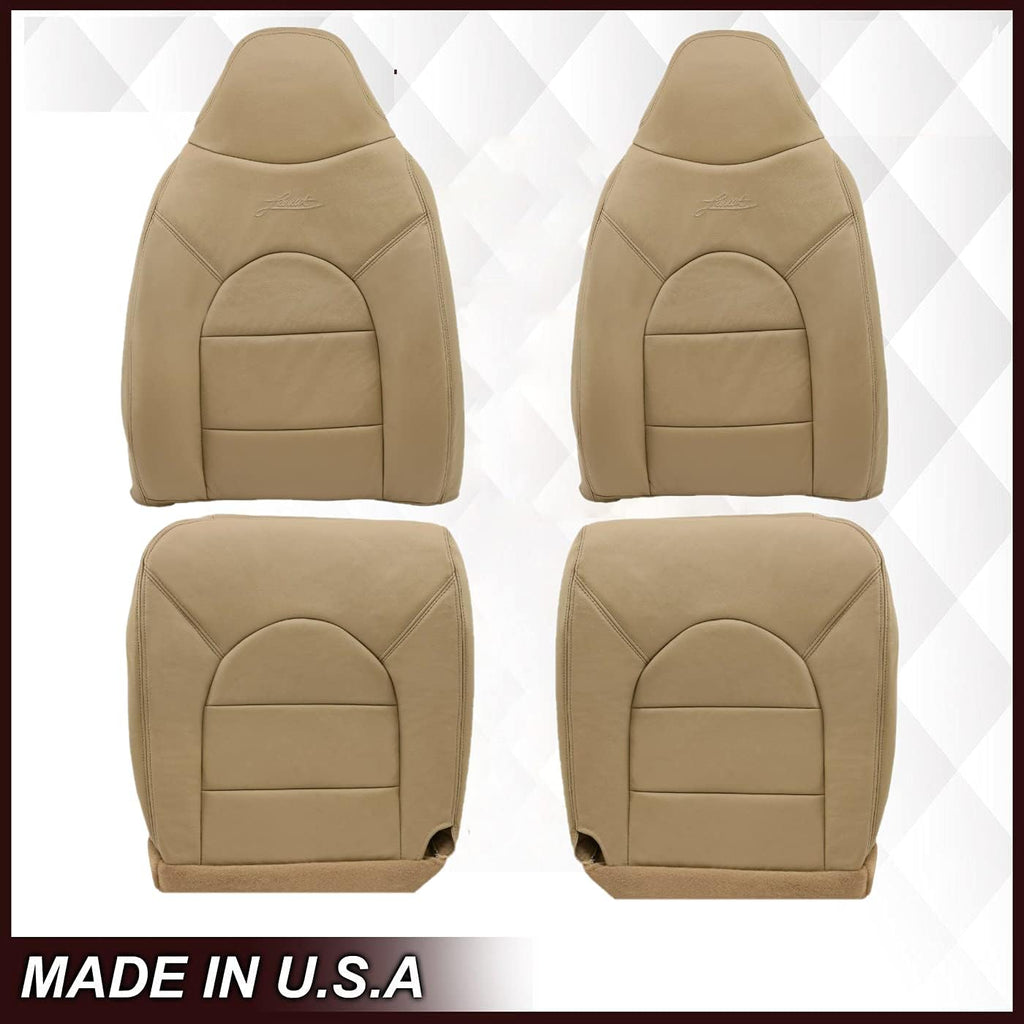 Genuine Leather Seat Cover in Medium Parchment Tan P541784