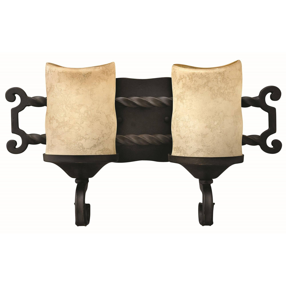 Olde Black 2 Light Bath Y927648