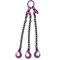 9/32x22 x 20& Adjustable 3 Leg Chain Sling with Sling Hooks Grade 10 P458395