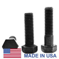 7/16 inch-14 x 4 1/2 inch Coarse Thread Grade 8 Hex Cap Screw Alloy Steel Black Oxide Pk 87 Y690