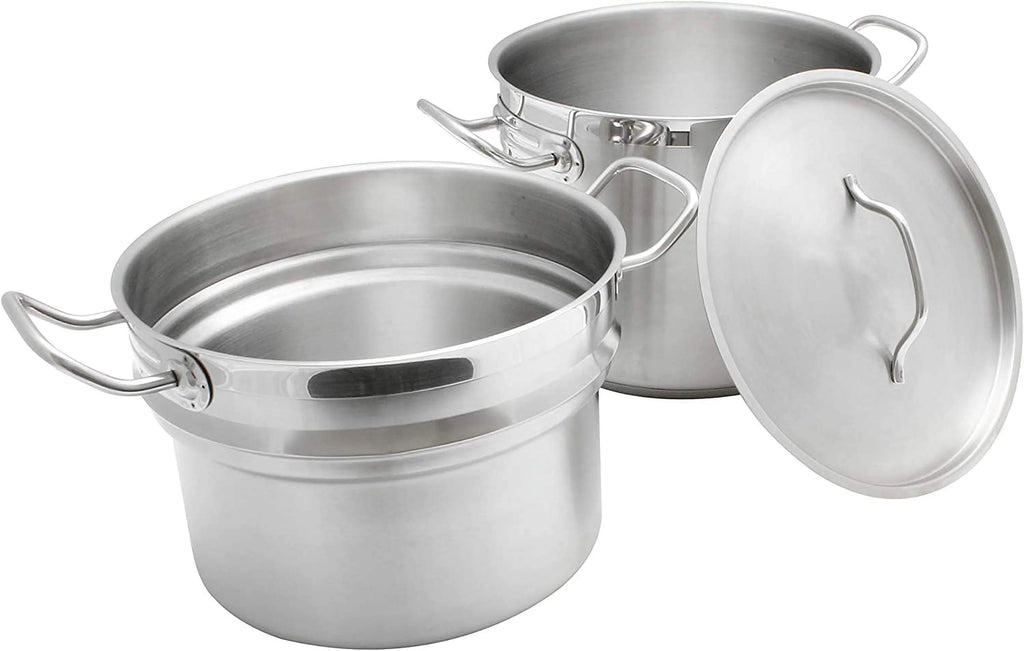 20 quart 18/8 Stainless Steel Double Boiler 3 Pcs Set K36673