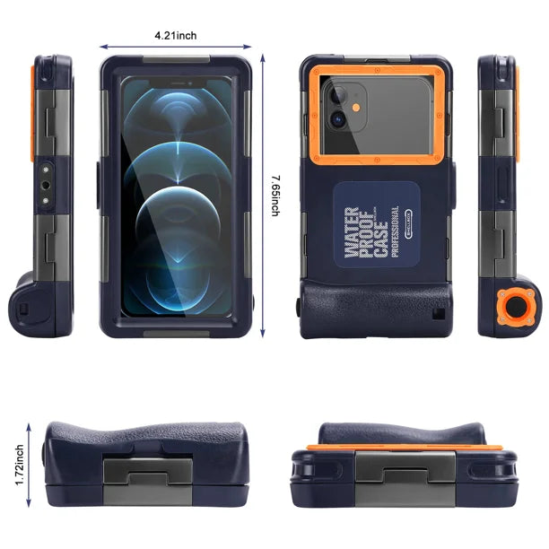 Waterproof Protective Case for Phones Up to 6.9 Inch O201