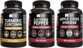 Cayenne Pepper Turmeric Curcumin Apple Cider Vinegar 365 Capsules C425
