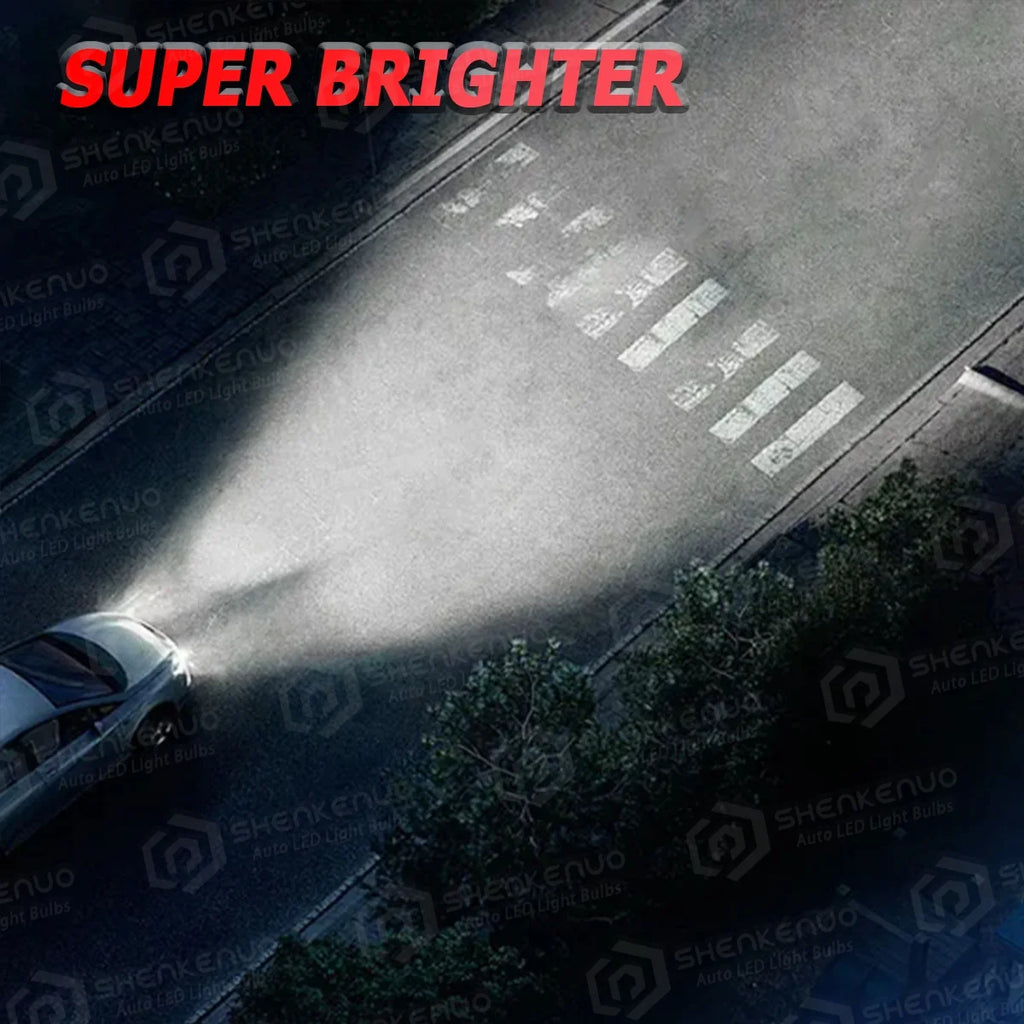 LED Headlight Bulbs 9005 H11 High/Low Beam Fog Light 6000k 6Pcs J876