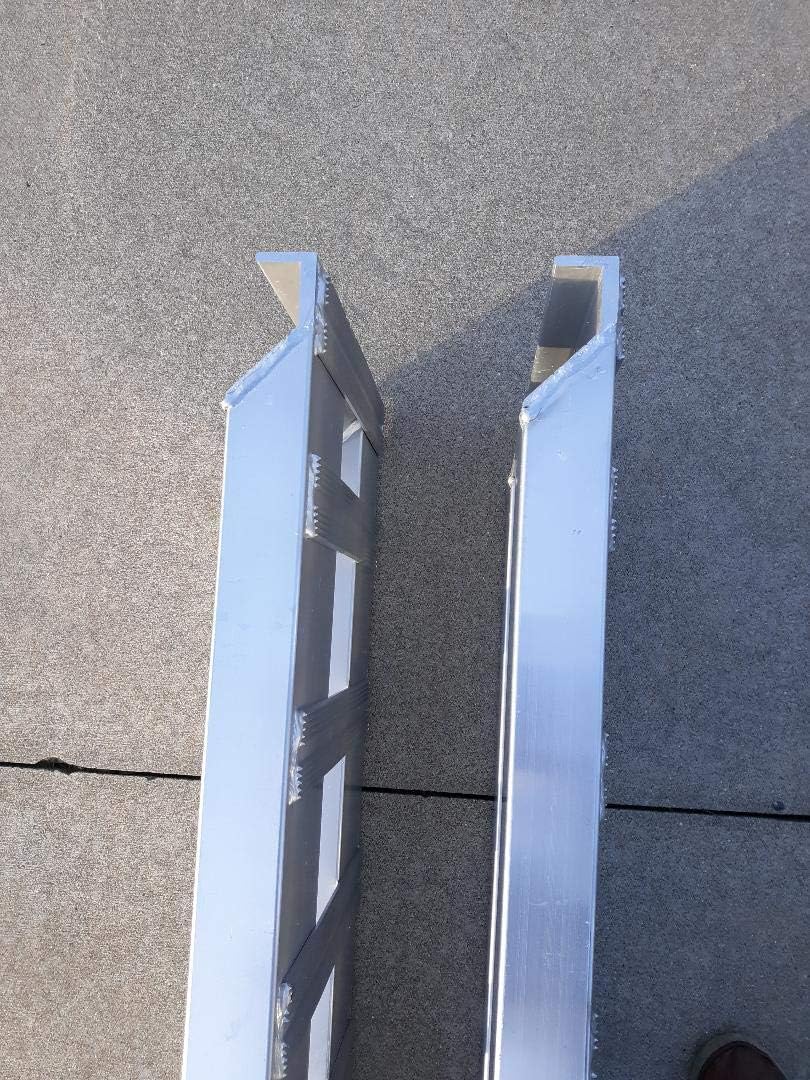 2 Aluminum Ramps 84" Long 10000lb Capacity Y31751