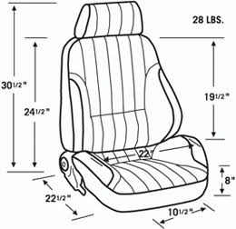 Beige Vinyl Rally Recliner Seat E462973