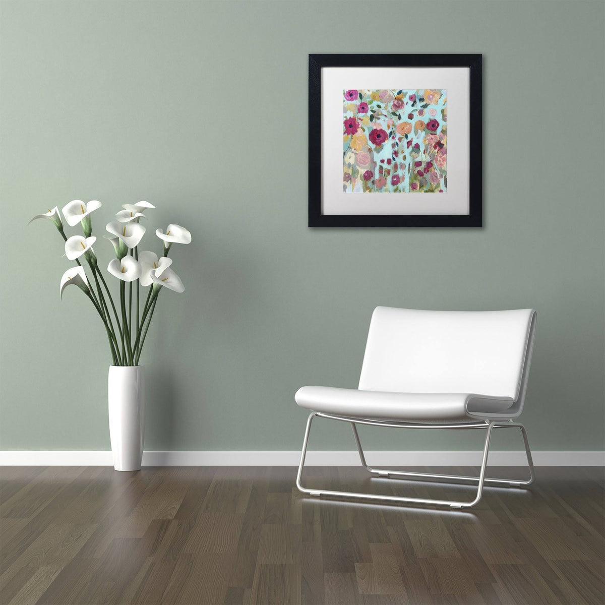 Black Matted Framed Art S801000