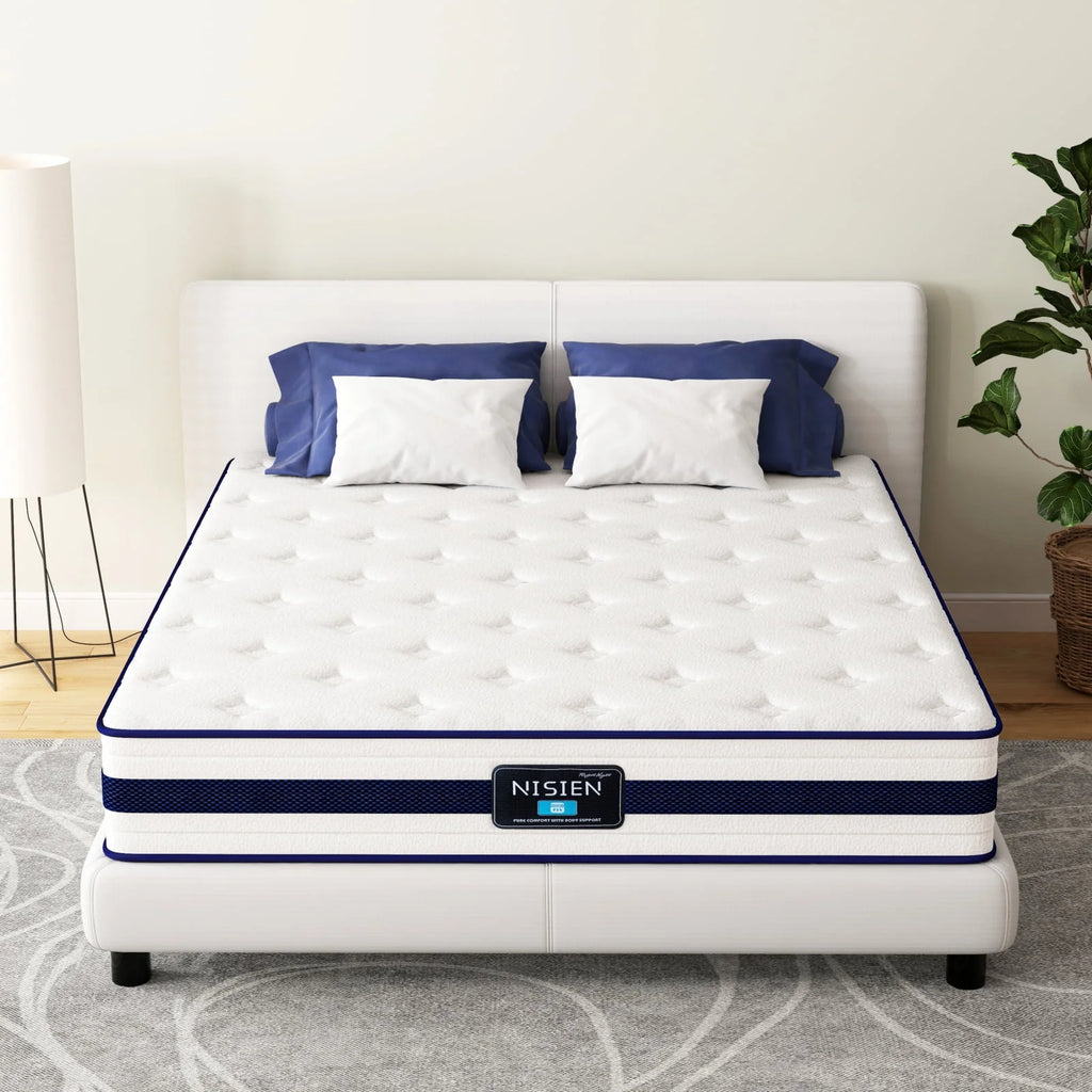 Queen 10 Inch Hybrid Memory Foam Mattress R735