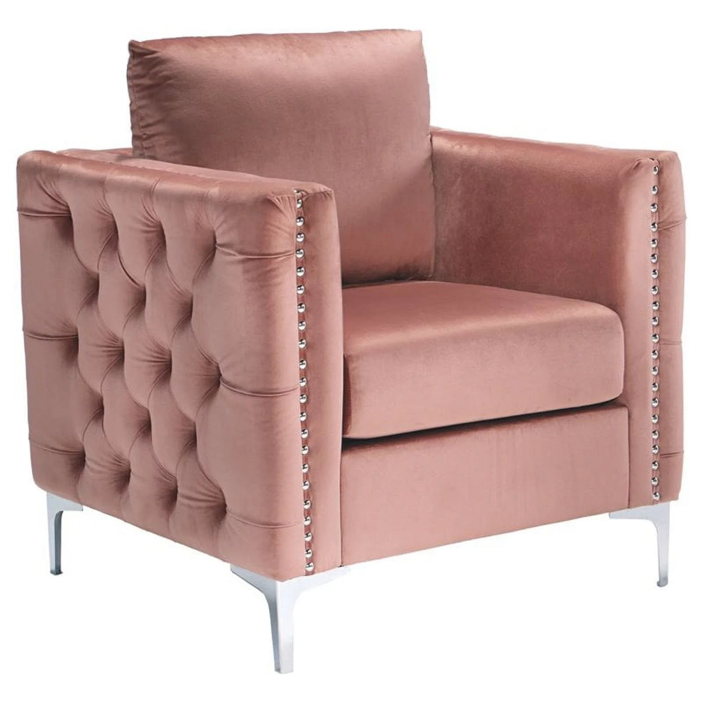 Blush Pink Accent Chair C317887